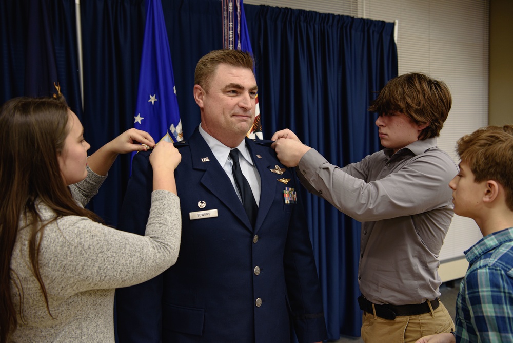 Col. David Sowers promotion ceremony