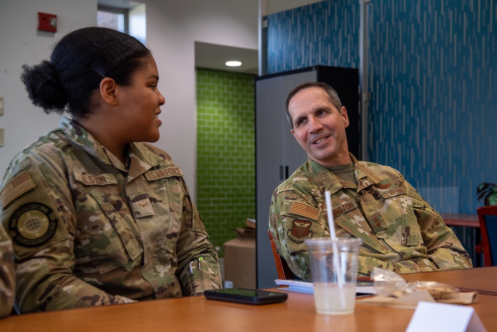 Air Force Reserve Command leadership visits the Freedom Wing