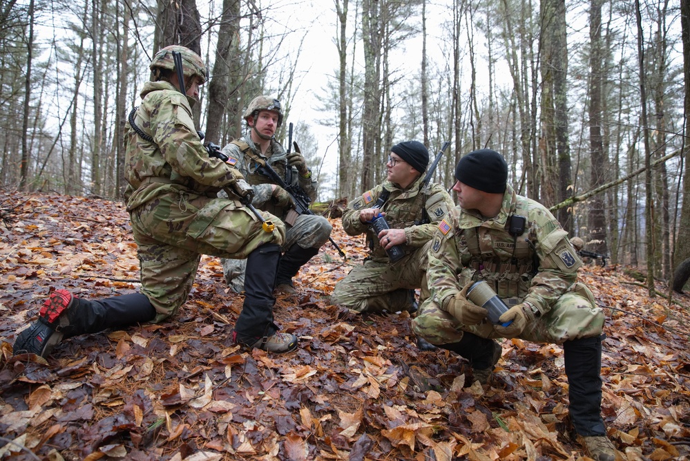 Winter Situational Training Exercise for Vermont Infantry