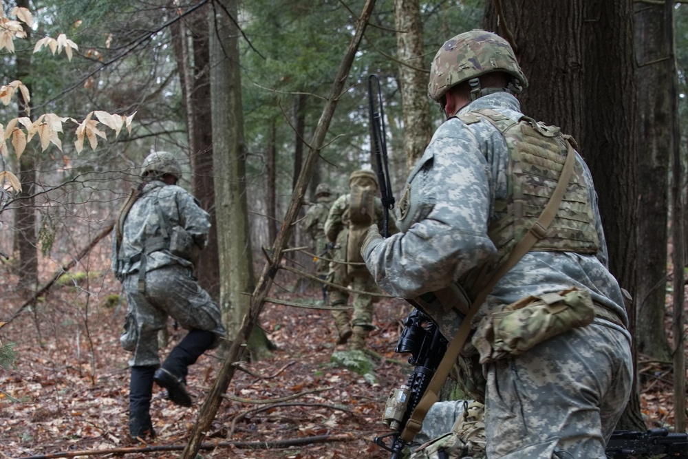 Winter Situational Training Exercise for Vermont Infantry