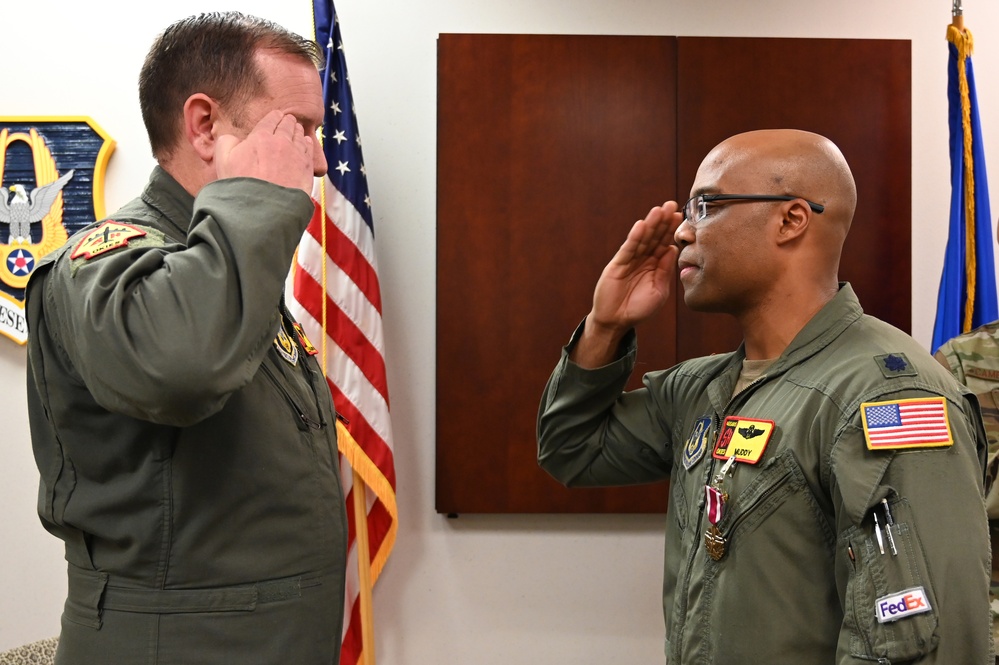 Waters receives Meritorious Service Medal