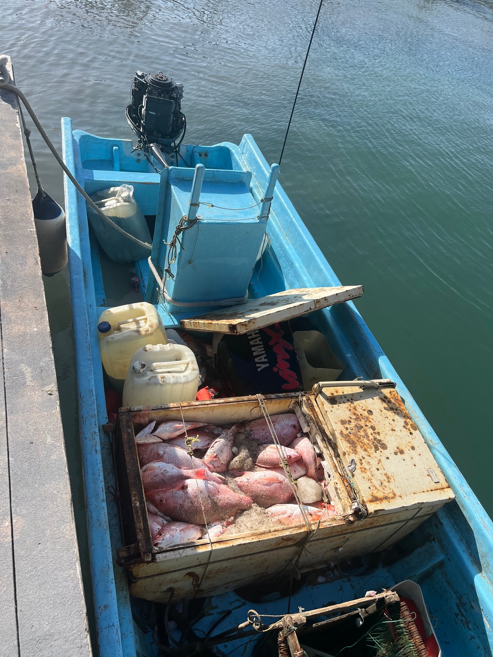 Coast Guard interdicts lancha crew, seizes 350 pounds of illegal fish off Texas coast