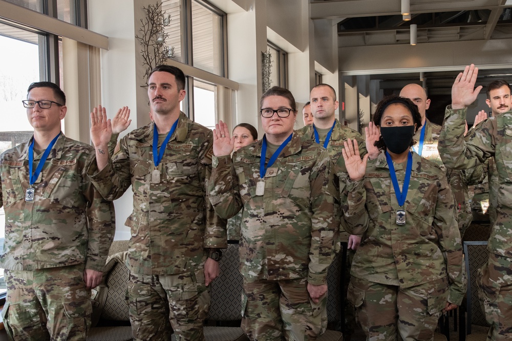 13 SNCOs inducted into 131st Bomb Wing