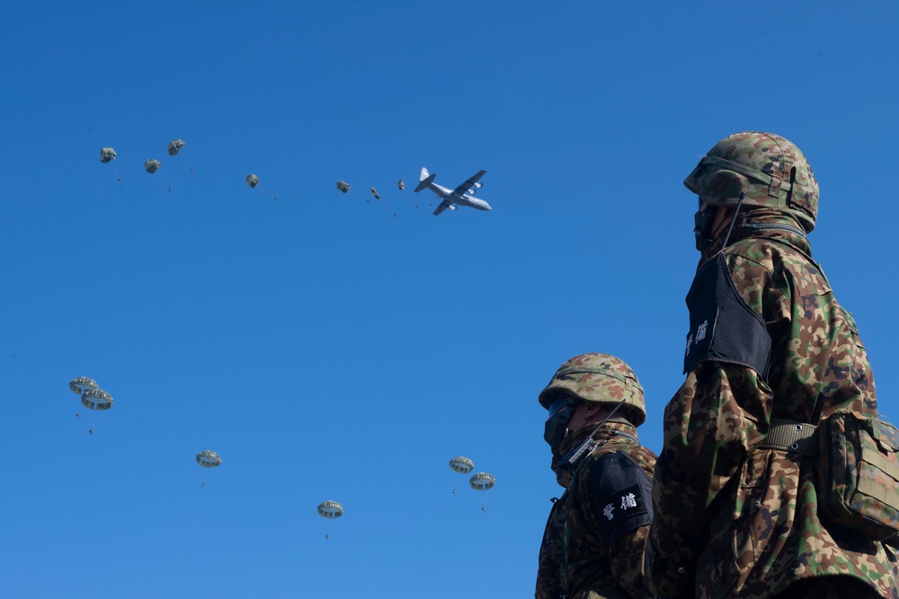 Yokota participates in multilateral New Year’s Jump exercise