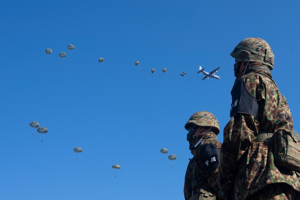 Yokota participates in multilateral New Year’s Jump exercise