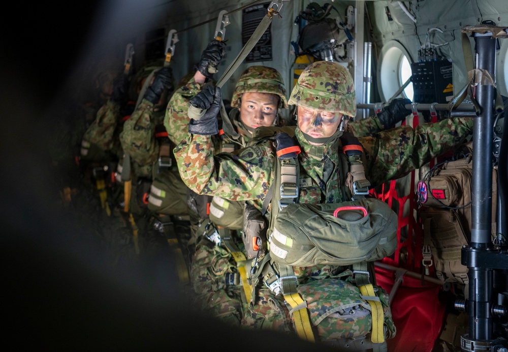 Yokota Air Base joins forces with multilateral partners during New Year's Jump