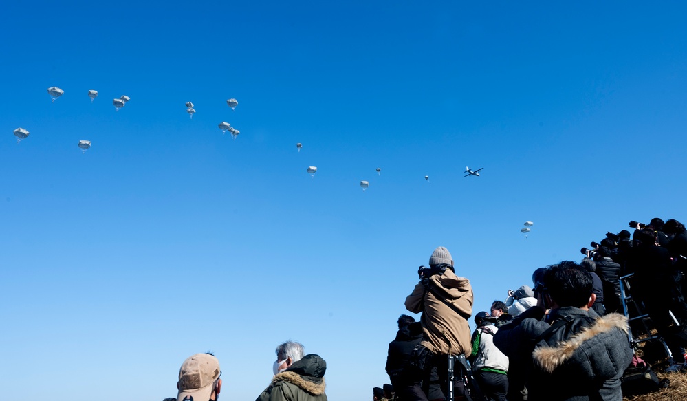 Yokota participates in multilateral New Year’s Jump exercise