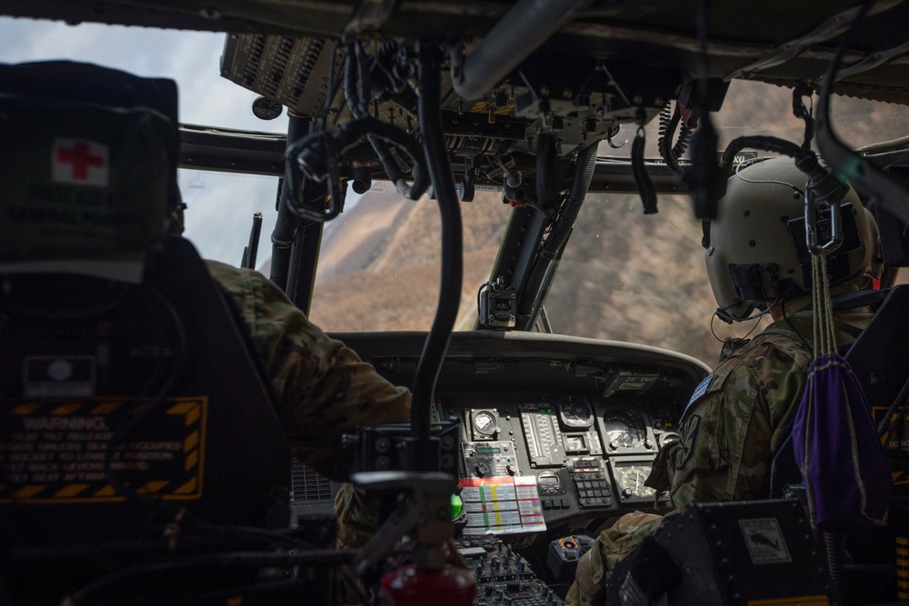 KFOR MEDEVAC team conducts hoist training