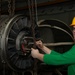 Sailor Removes Turbine From Engine