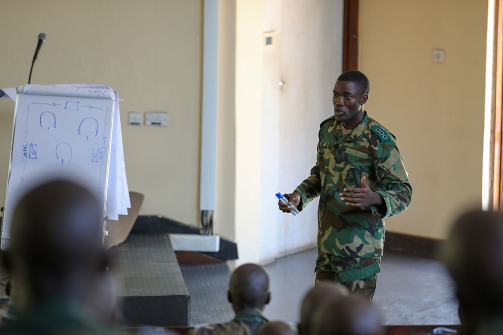 U.S. &amp; Malawi Army Instructors Discuss NCO Development