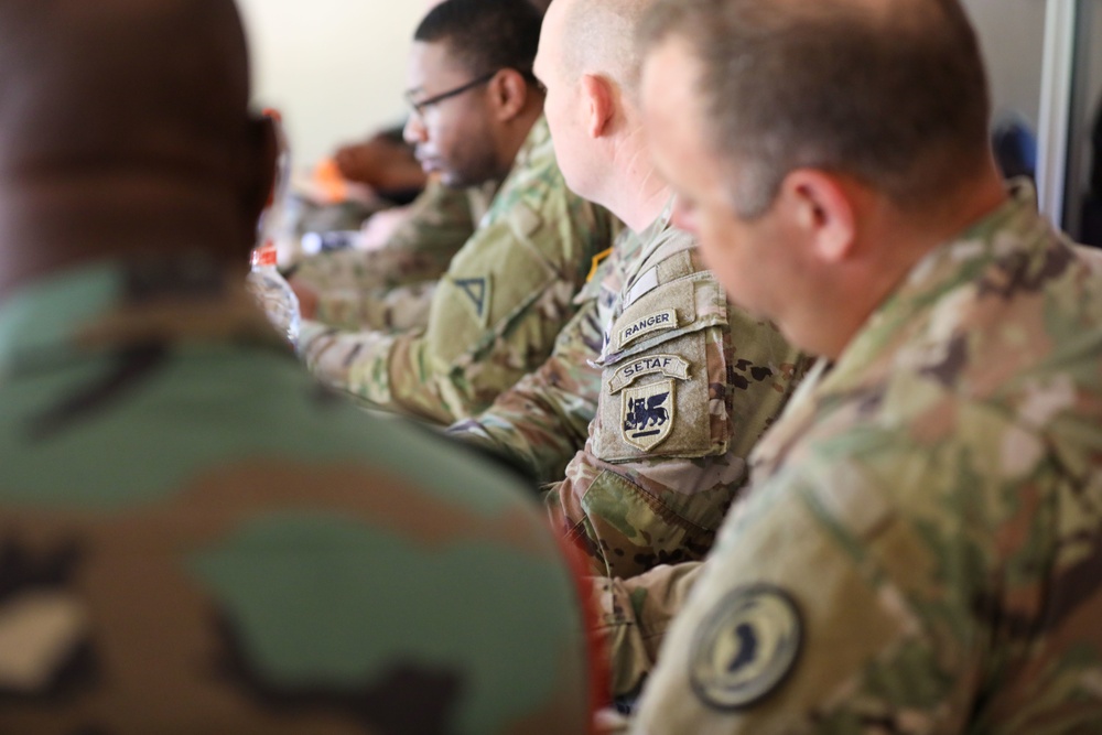 U.S. &amp; Malawi Army Instructors Discuss NCO Development