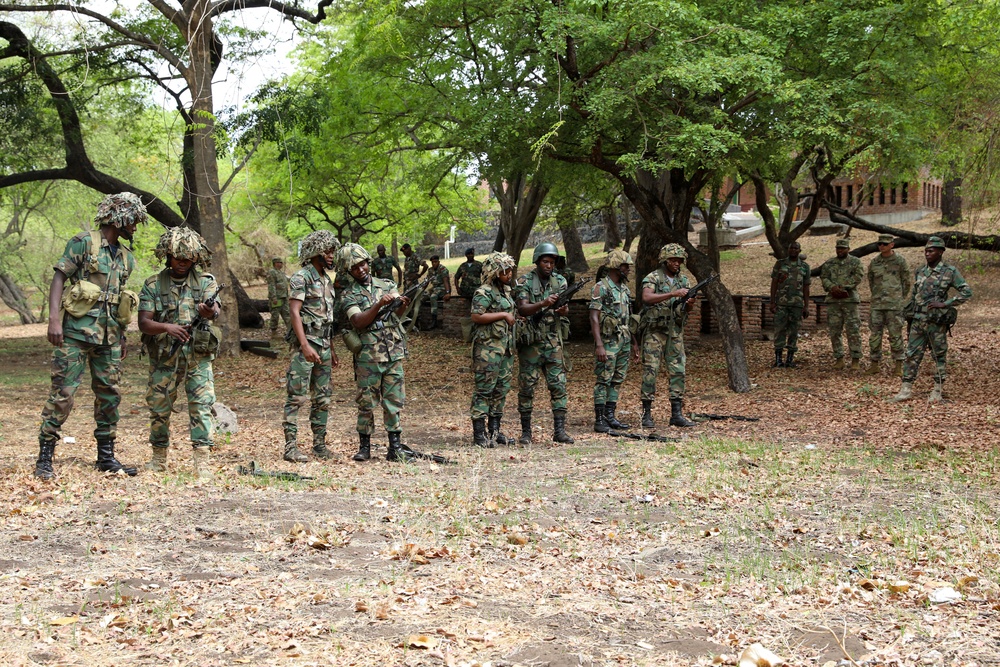 U.S. &amp; Malawi Army Instructors Discuss NCO Development