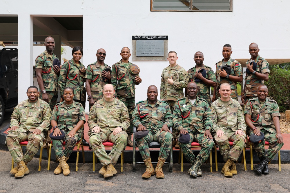 U.S. &amp; Malawi Army Instructors Discuss NCO Development