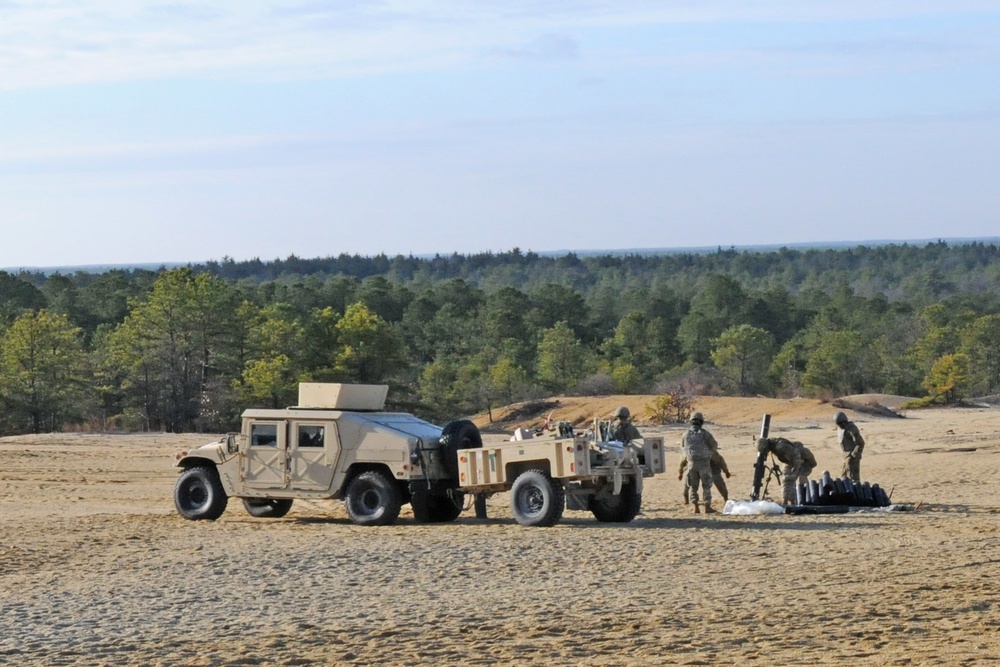 Fort Dix – Range 59C 102nd Cavalry Division Mortar – 7 JAN 2023