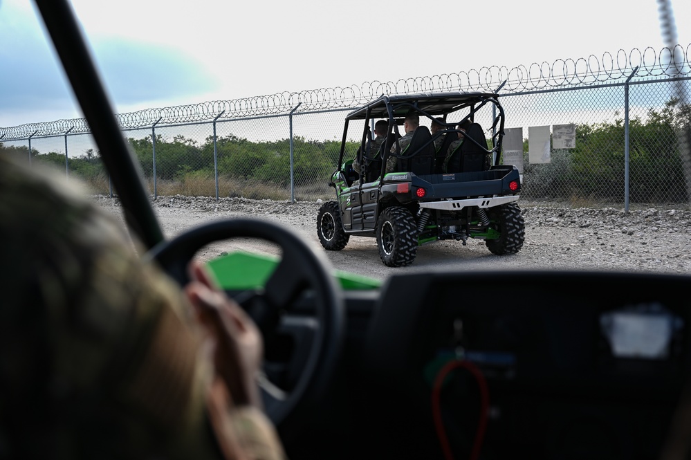 AETC Command Chief of Security Forces Visits Laughlin