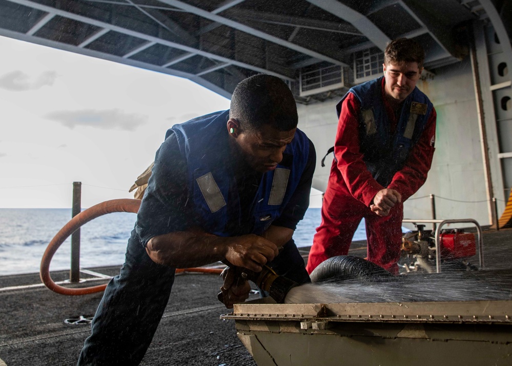 Daily Operations Aboard George H.W. Bush (CVN 77)