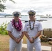 CMDCM Gets Reenlisted by Son, Ensign
