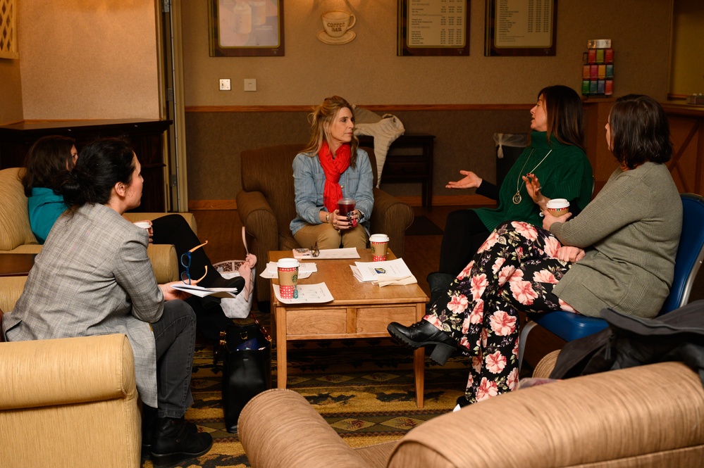 PACAF leadership spouses visit Eielson AFB