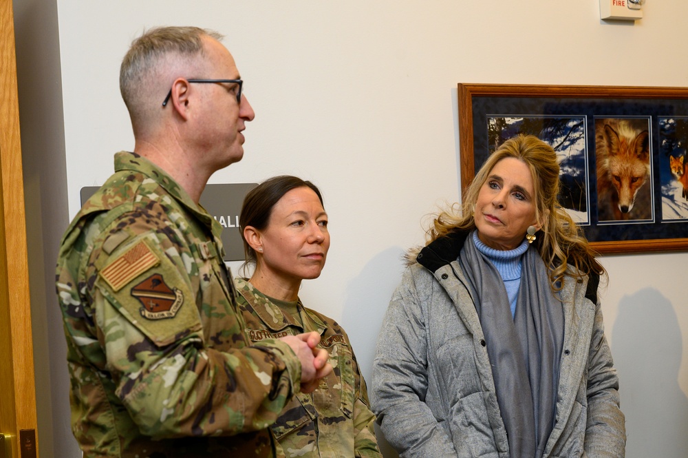 PACAF leadership spouses visit Eielson AFB