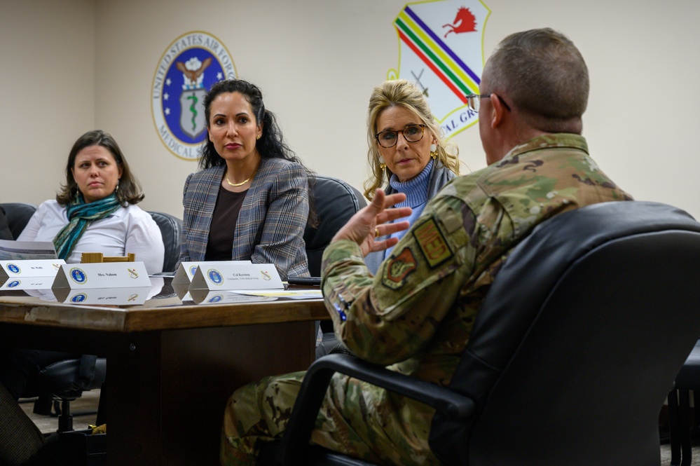 PACAF leadership spouses visit Eielson AFB