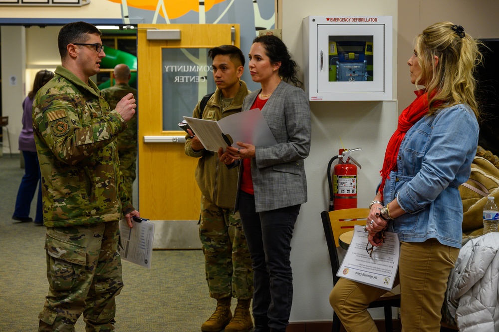 PACAF leadership spouses visit Eielson AFB