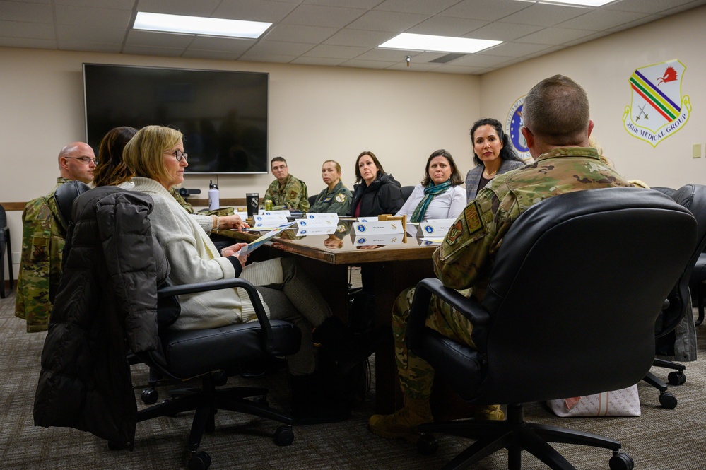 PACAF leadership spouses visit Eielson AFB
