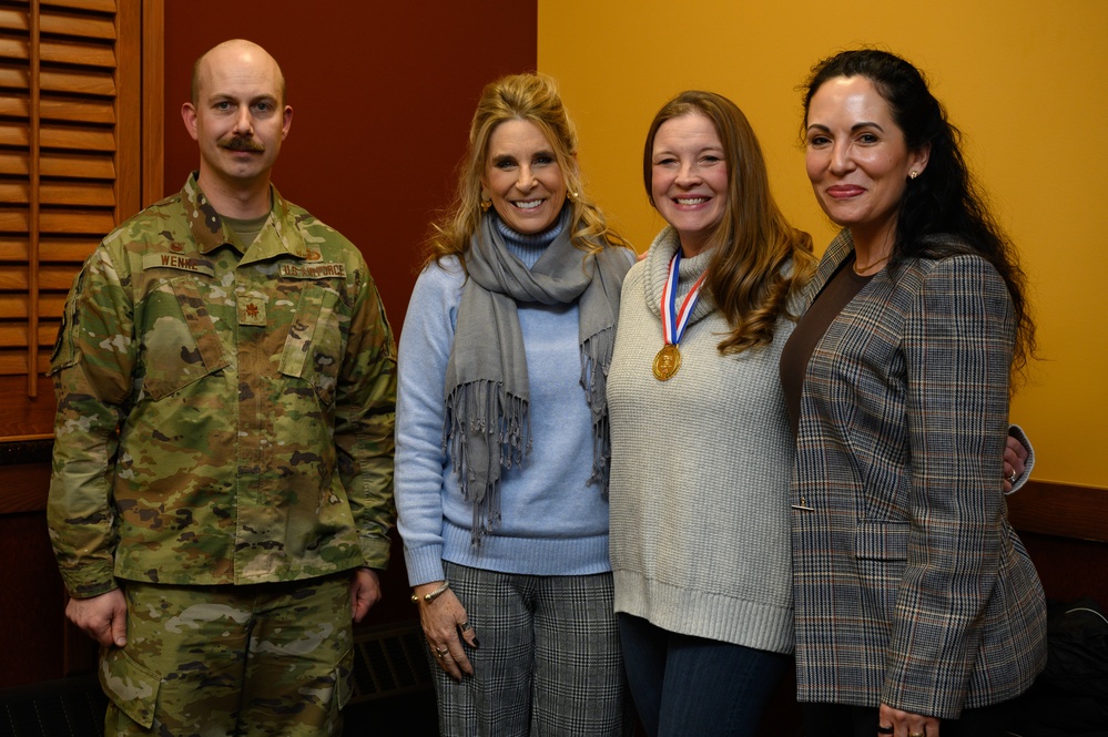 PACAF leadership spouses visit Eielson AFB