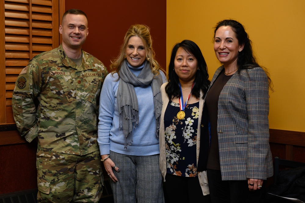 PACAF leadership spouses visit Eielson AFB