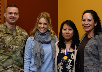 PACAF leadership spouses visit Eielson AFB