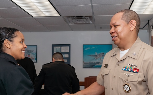 Columbus Native Reenlists in the United States Navy