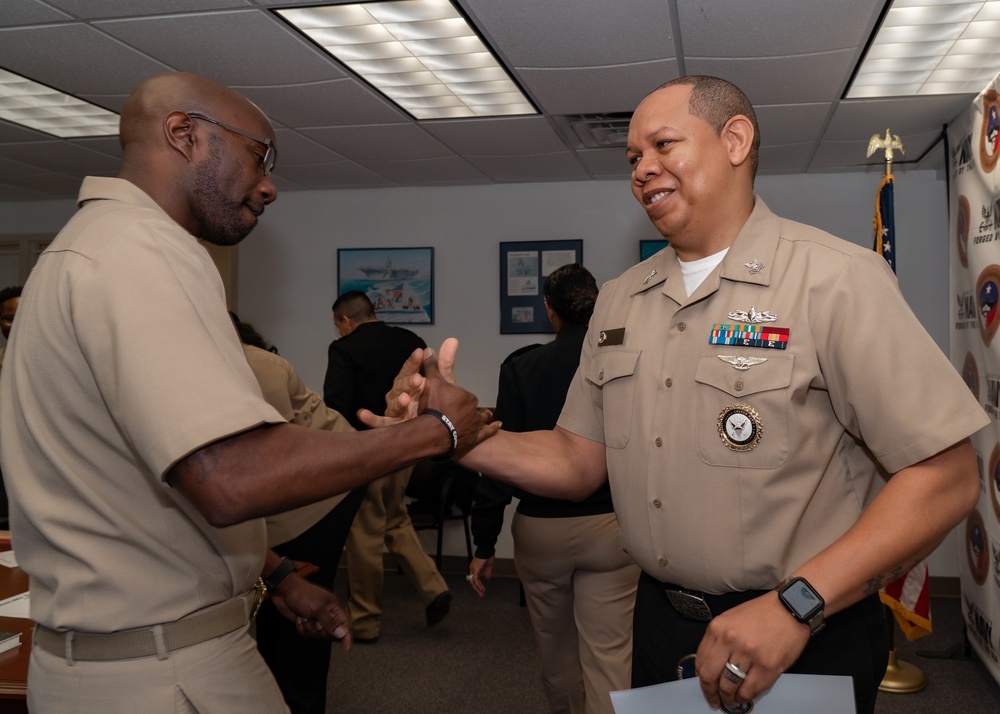 Columbus Native Reenlists in the United States Navy