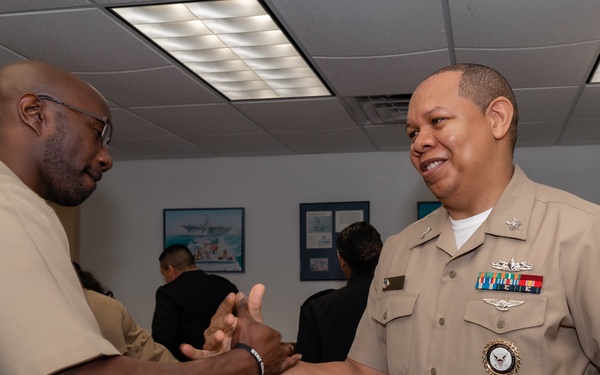 Columbus Native Reenlists in the United States Navy