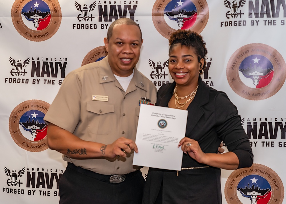 Columbus Native Reenlists in the United States Navy
