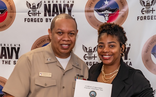 Columbus Native Reenlists in the United States Navy