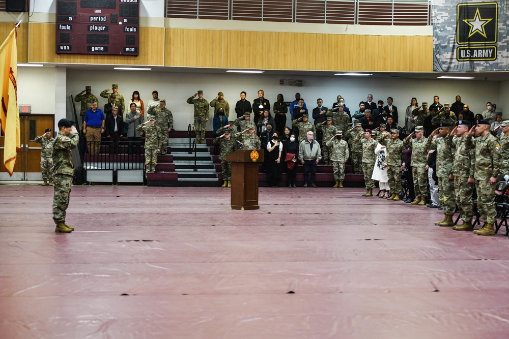 USAG Humphreys Change of Responsibility Ceremony