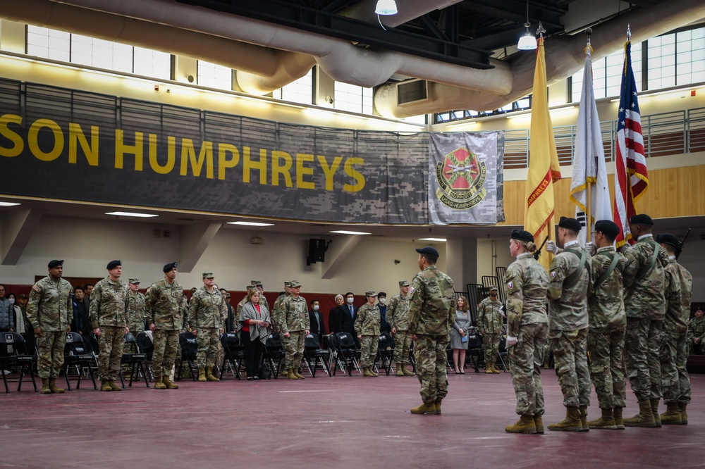 USAG Humphreys Change of Responsibility Ceremony