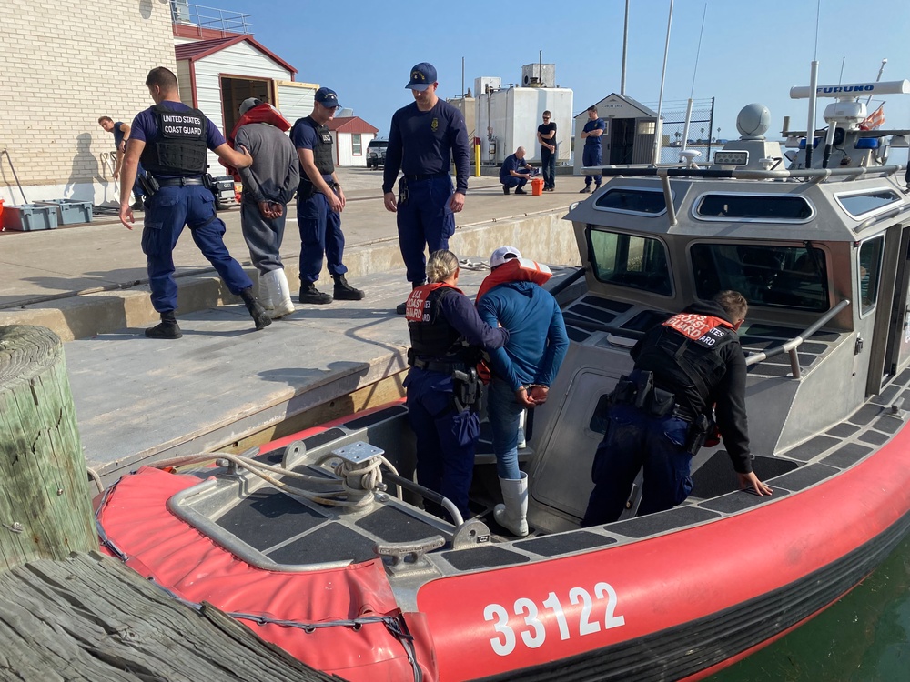 Coast Guard interdicts lancha crew, seizes 200 pounds of illegal fish off Texas coast