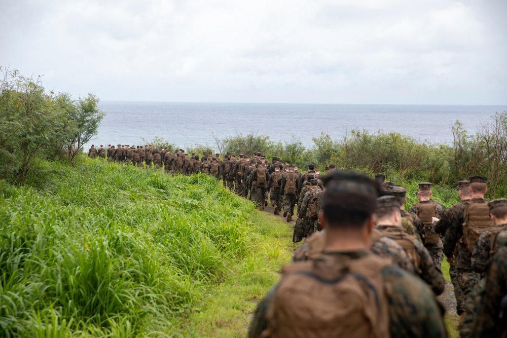 Remembering Iwo Jima: U.S. Marines and Sailors pay their respect on Iwo Jima