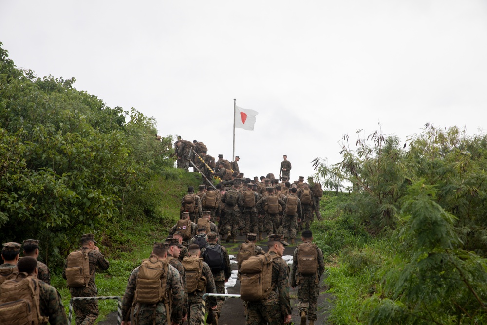 Remembering Iwo Jima: U.S. Marines and Sailors pay their respect on Iwo Jima