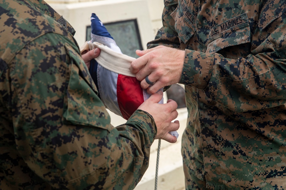 Remembering Iwo Jima: U.S. Marines and Sailors pay their respect on Iwo Jima