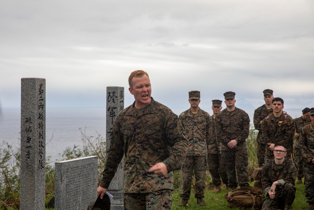 Remembering Iwo Jima: U.S. Marines and Sailors pay their respect on Iwo Jima