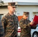 Col. Banning Presents Certificates of Commendation to Marines with MCBB Headquarters and Support Battalion Camp Services on Camp Lester