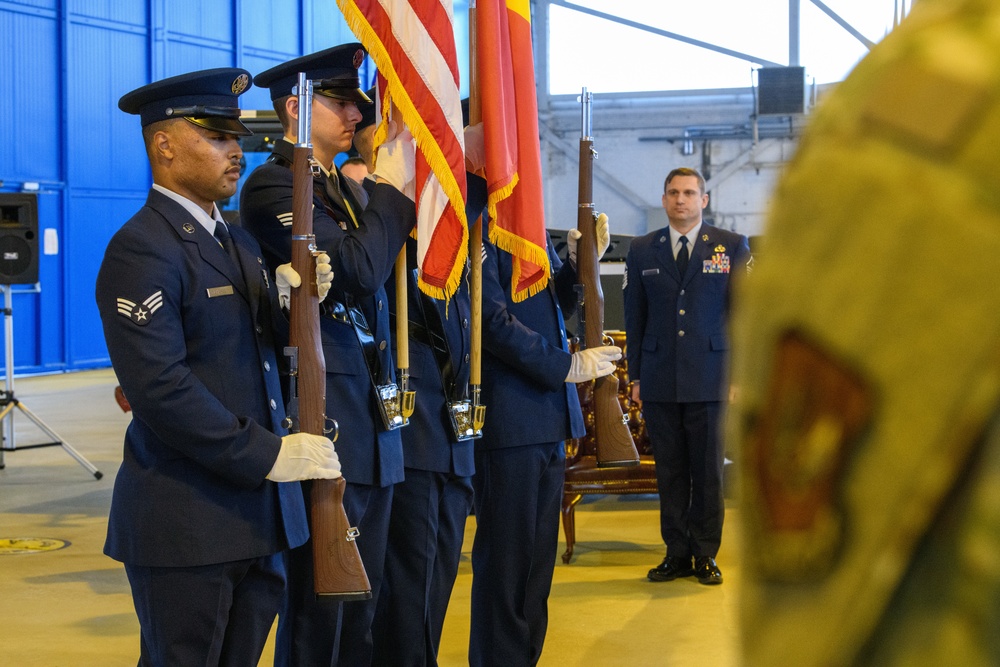 Retirement Ceremony for USAF MSGT Gary Pongetti, 424th ABS