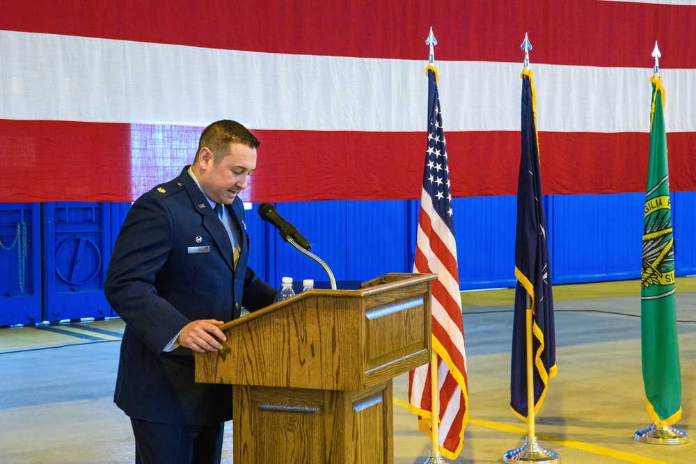 Retirement Ceremony for USAF MSGT Gary Pongetti, 424th ABS