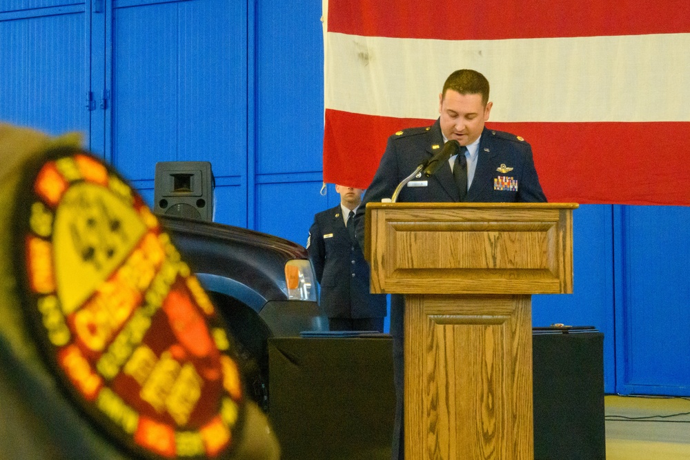 Retirement Ceremony for USAF MSGT Gary Pongetti, 424th ABS