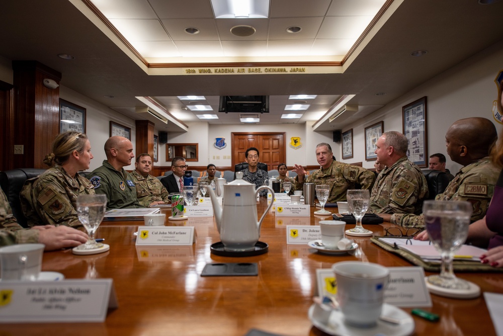 5th AF DCOM visits Okinawa