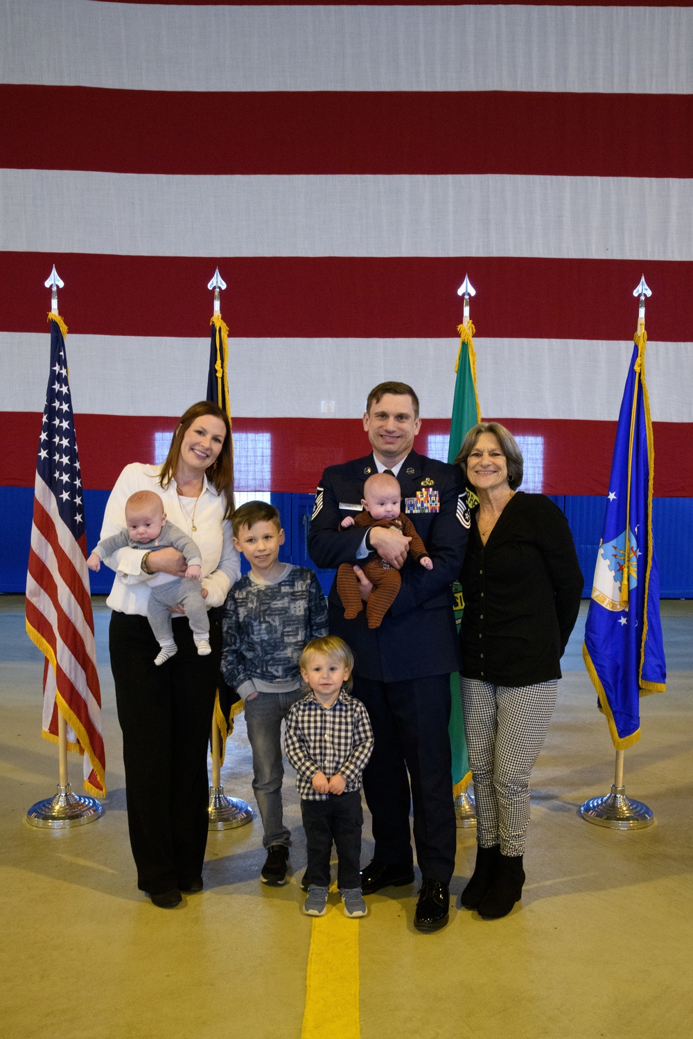 Retirement Ceremony for USAF MSGT Gary Pongetti, 424th ABS