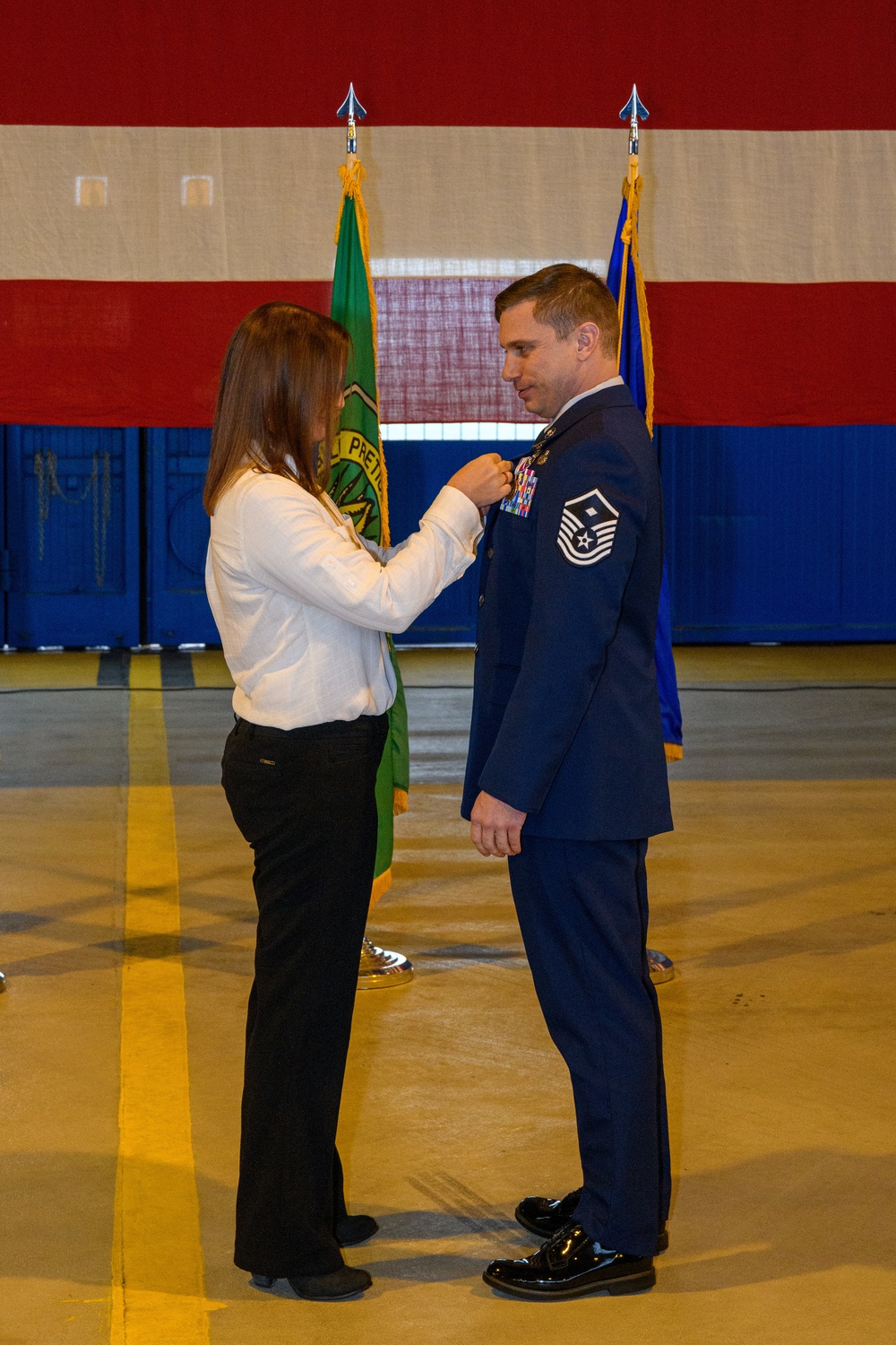 Retirement Ceremony for USAF MSGT Gary Pongetti, 424th ABS