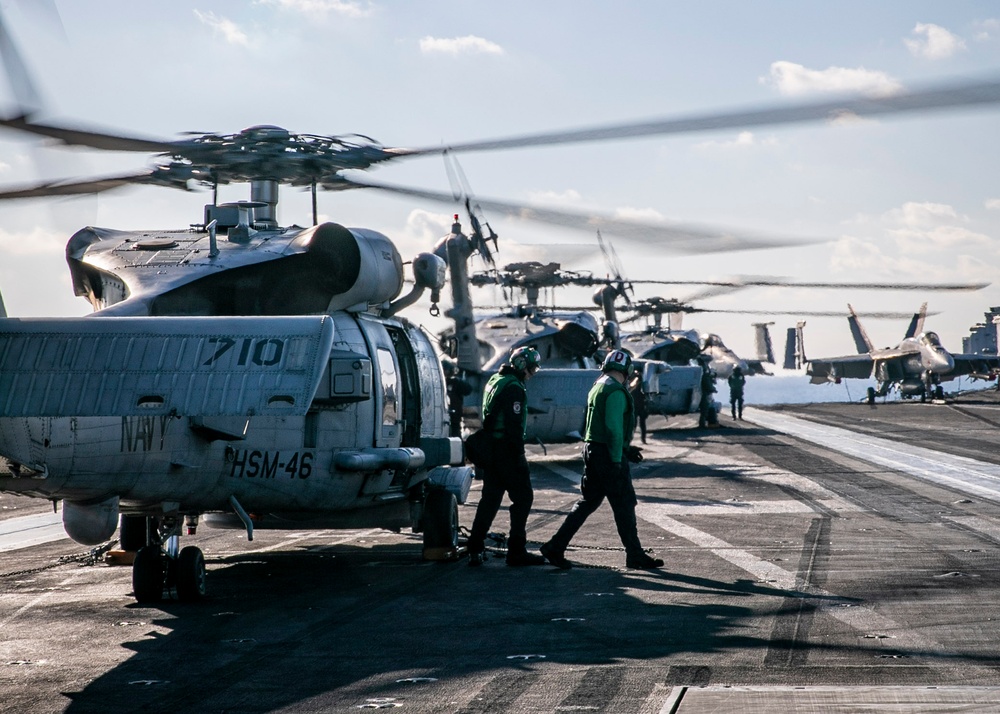 Daily Operations Aboard USS George H.W. Bush (CVN 77)