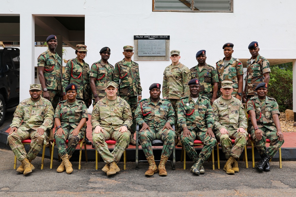 U.S. &amp; Malawi Army Instructors Discuss NCO Development